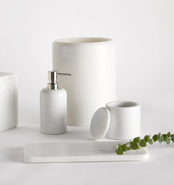 Sferra Velina Marble Waste Basket BATH