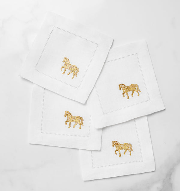 sferra Year of the Horse Cocktail Napkins TABLE
