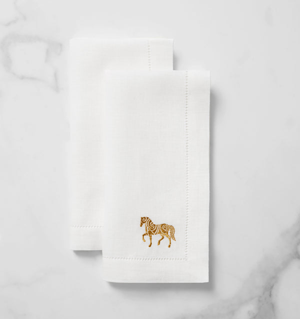 sferra Year of the Horse Dinner Napkins TABLE