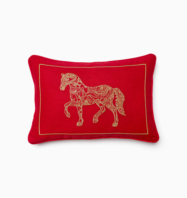 Sferra Year Of The Horse Decorative Pillow GIFTS U0026 DÉCOR