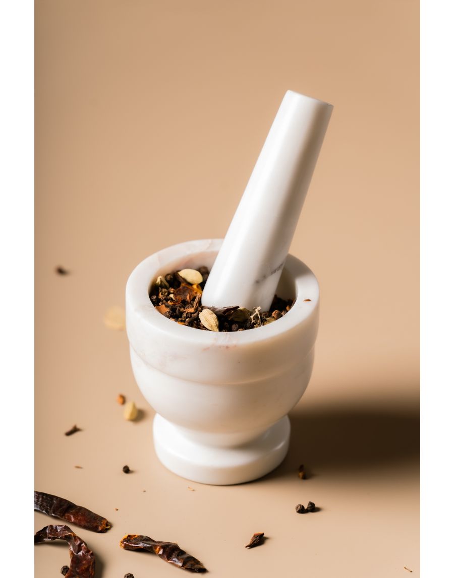 Sg Home (1) Marble Mortar And Pestle