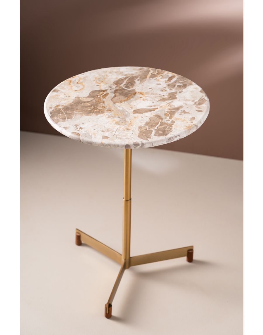 Sg Home AccentEdge Side Table - Natural Stone Top