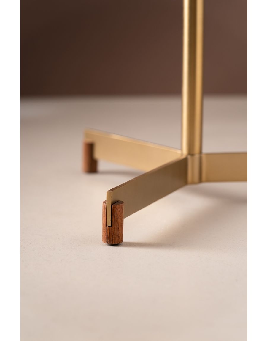 Sg Home AccentEdge Side Table - Natural Stone Top