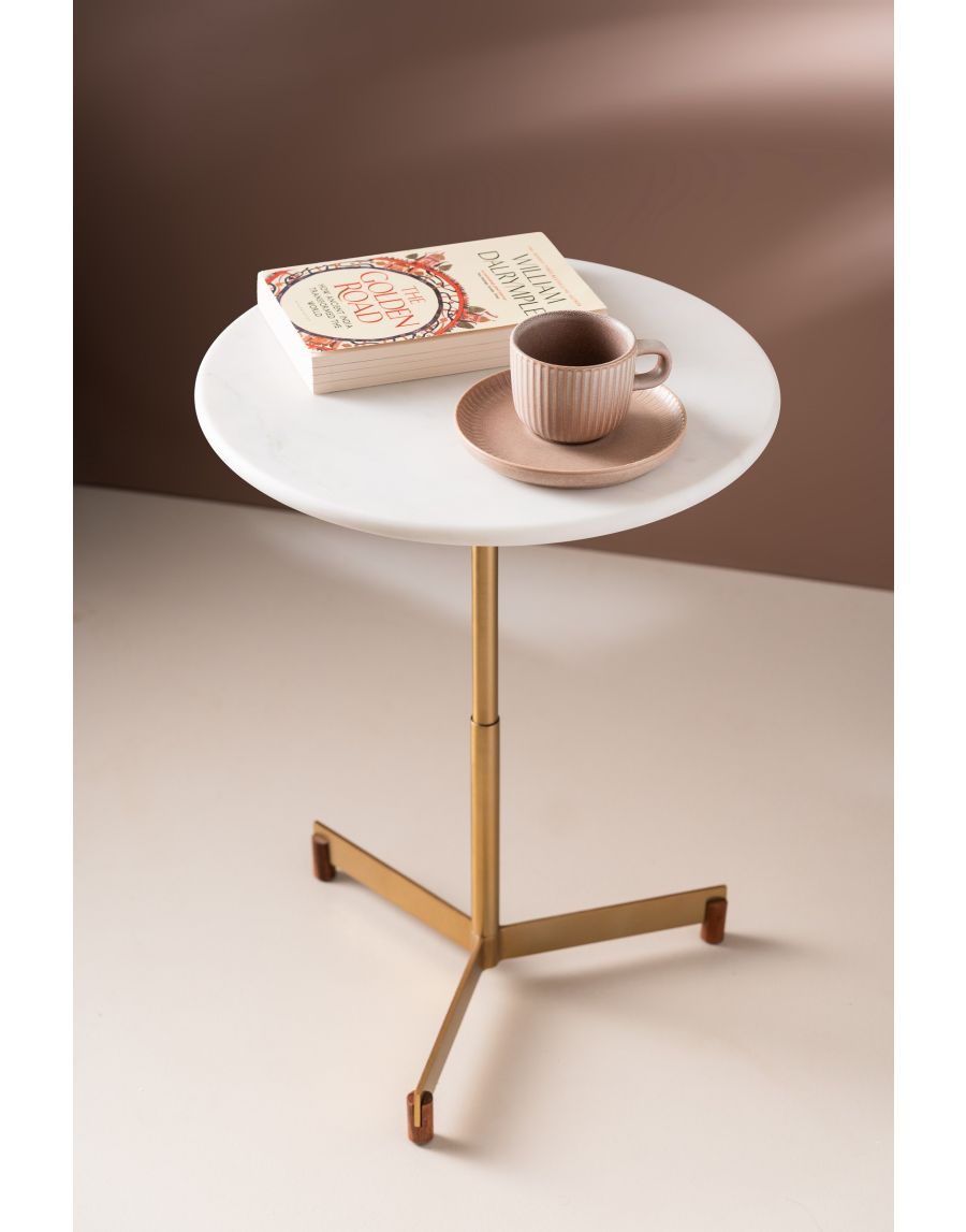 Sg Home AccentEdge Side Table - Natural White