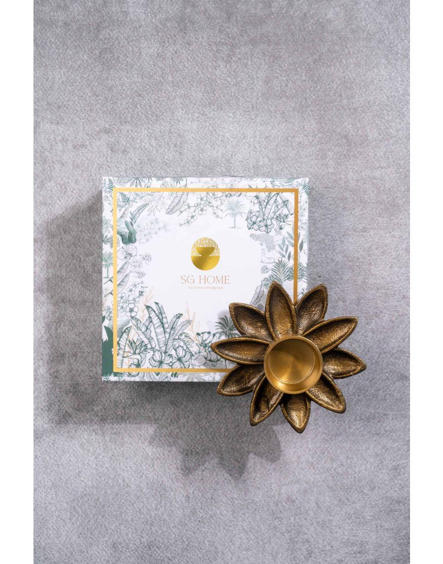 Sg Home Antique Floral Tea Light Gift Box