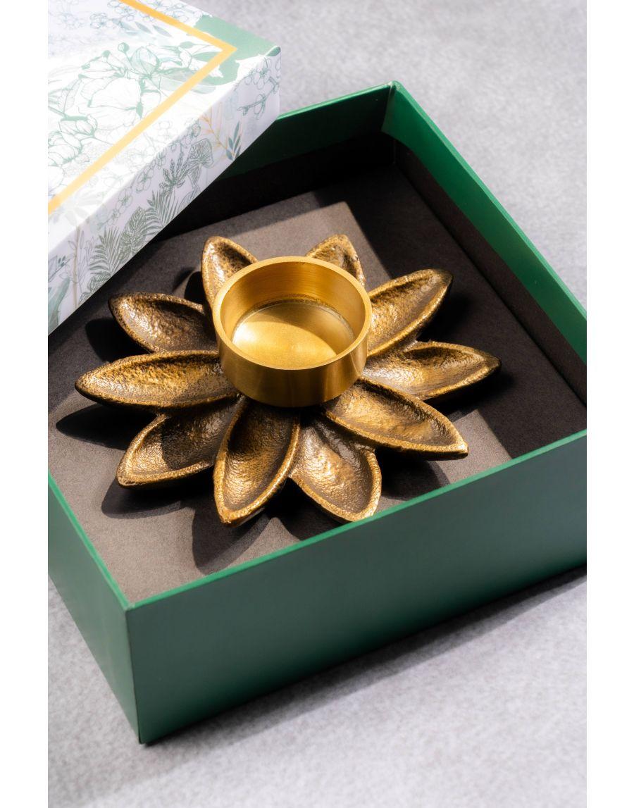 sg home Antique Floral Tea Light Gift Box