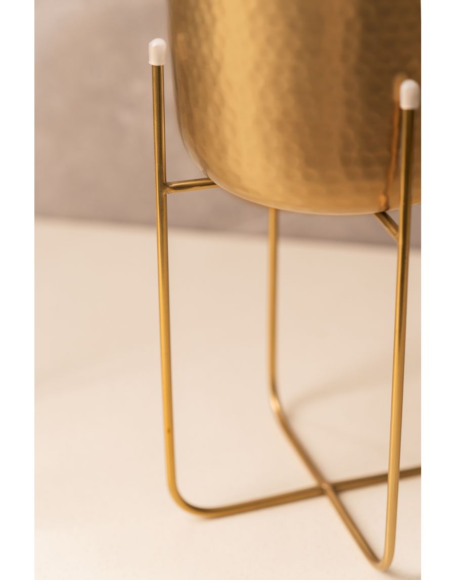 sg home Artisanal Planter Set with Stand (Set of 2)