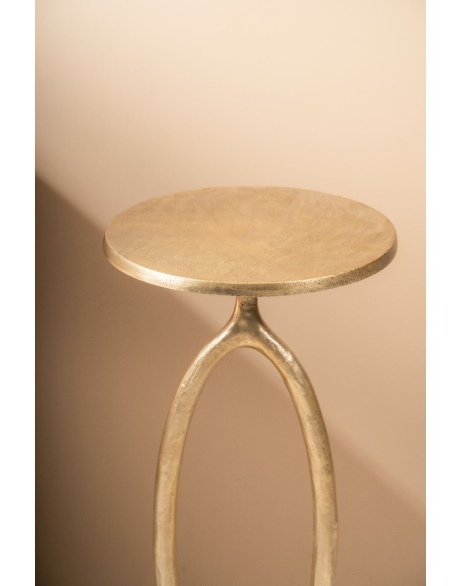 Sg Home Brass Metal Accent Table
