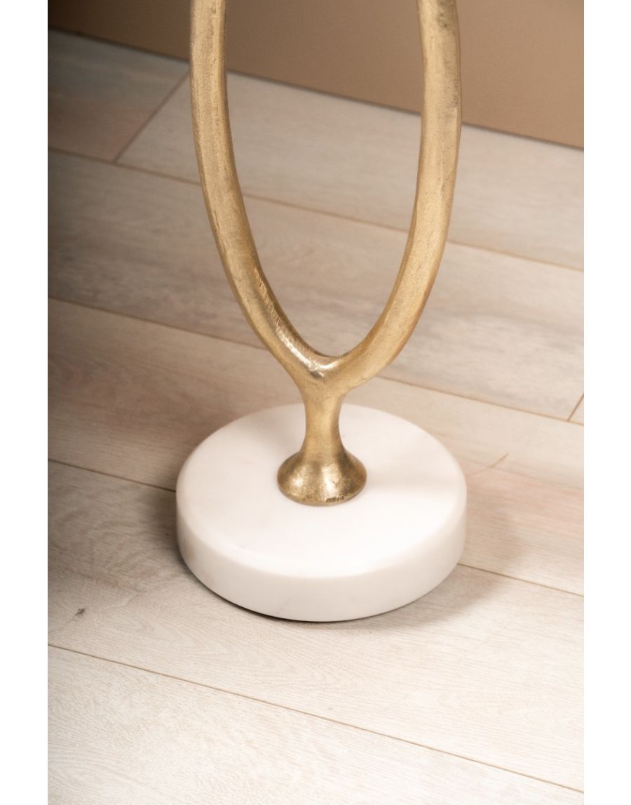 Sg Home Brass Metal Accent Table