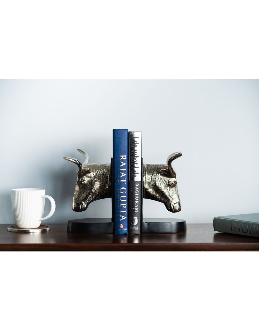 sg home Bull Bookend