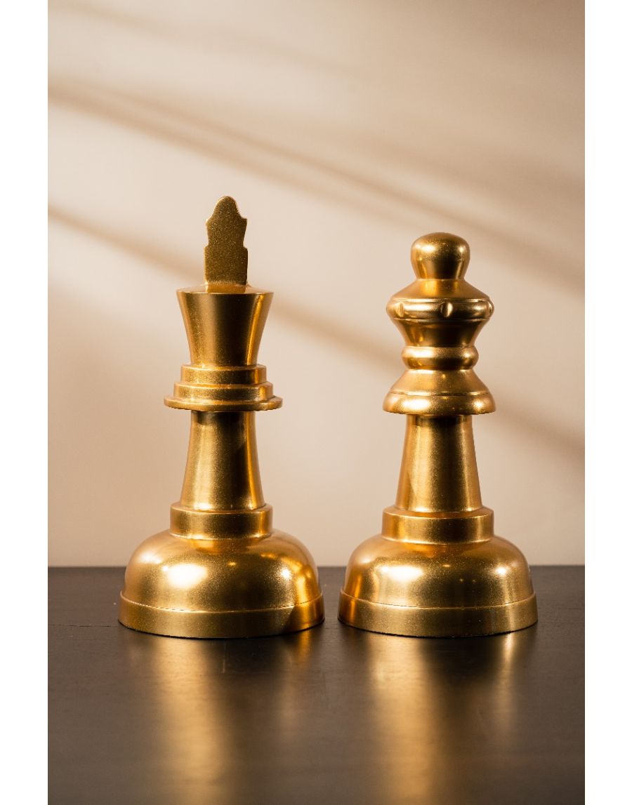 Sg Home Check Mate King Gold Accent