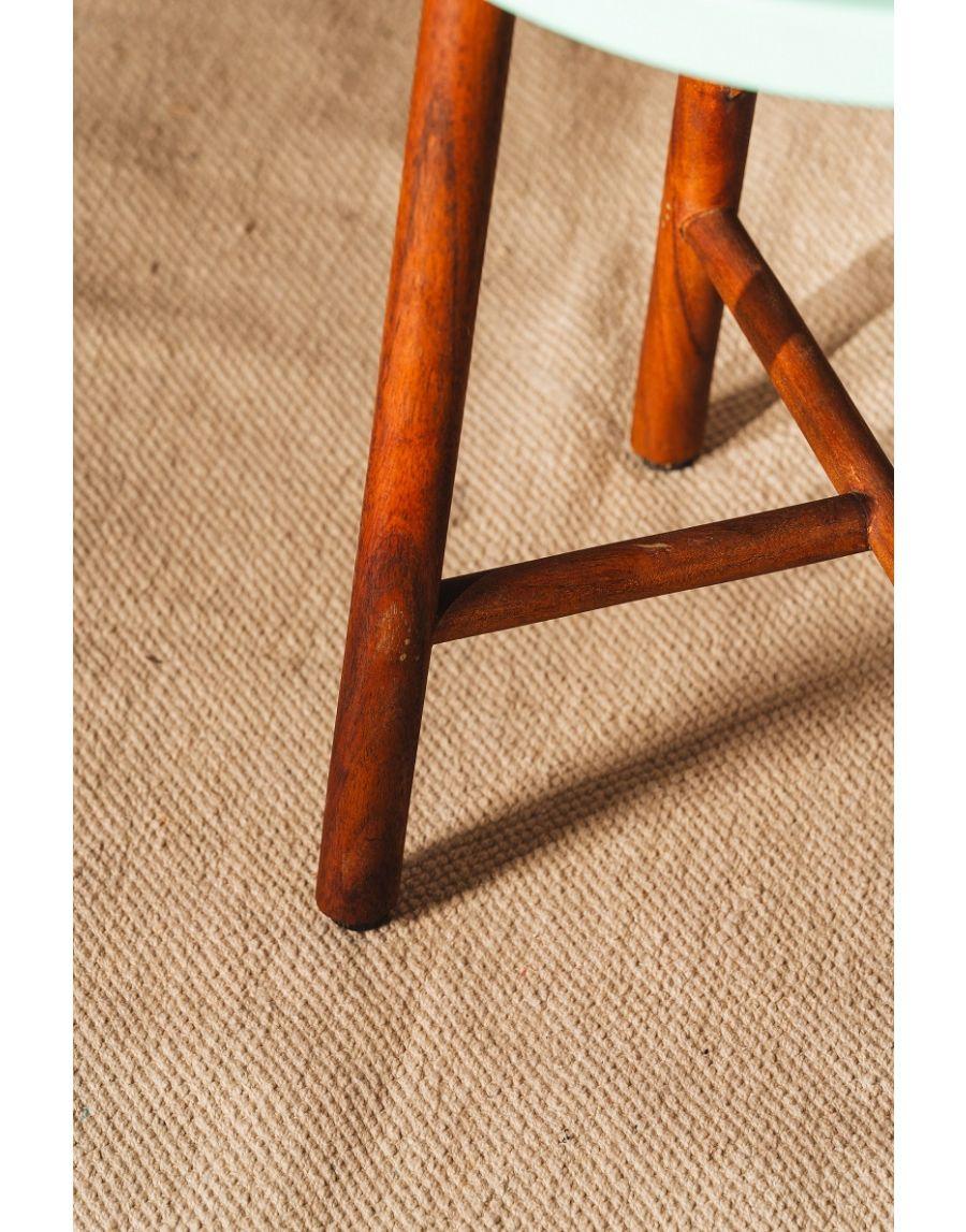 Sg Home Coffee Companion Stool Cum Side Table - Teal