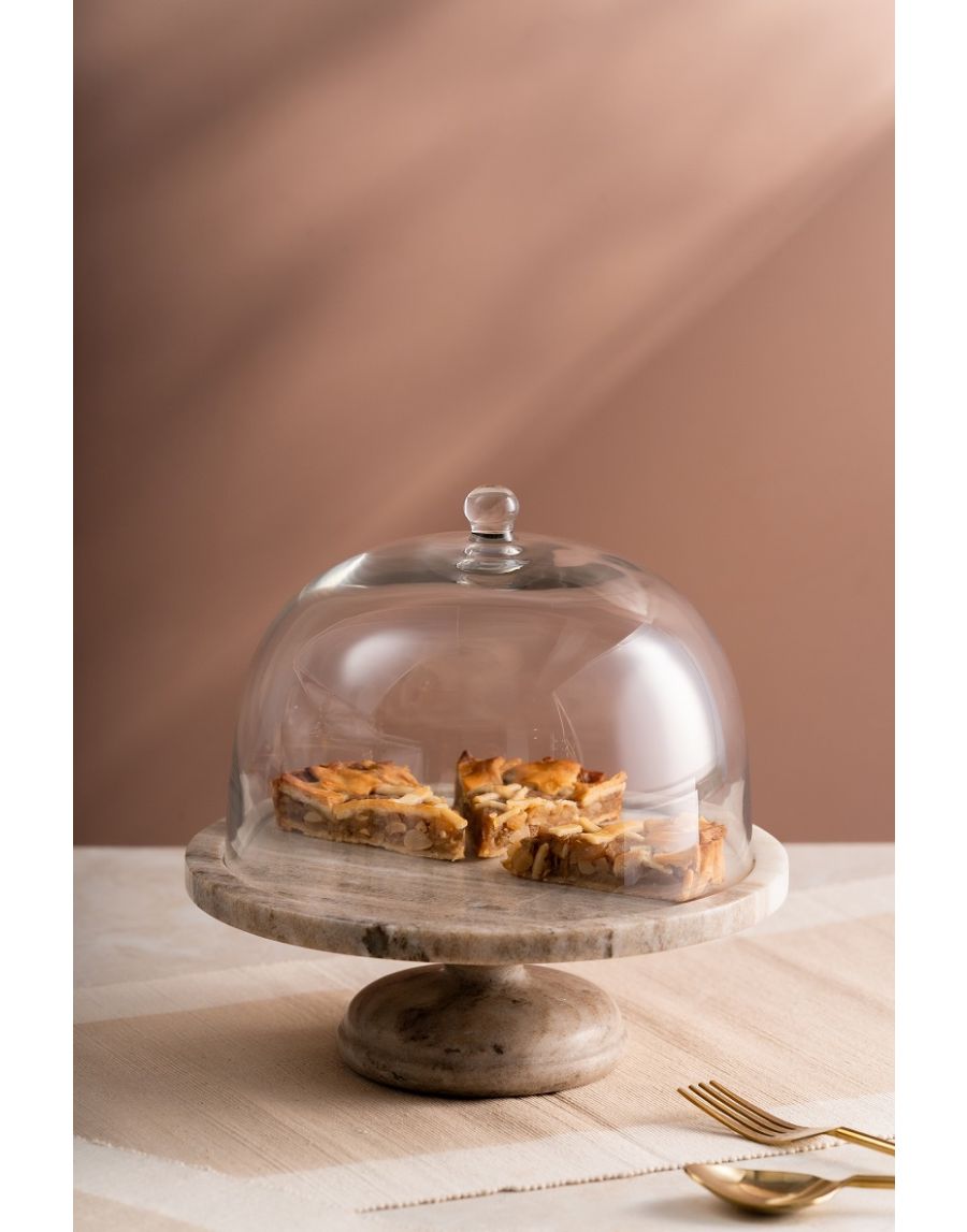 Sg Home Earthy Marble Cake Stand