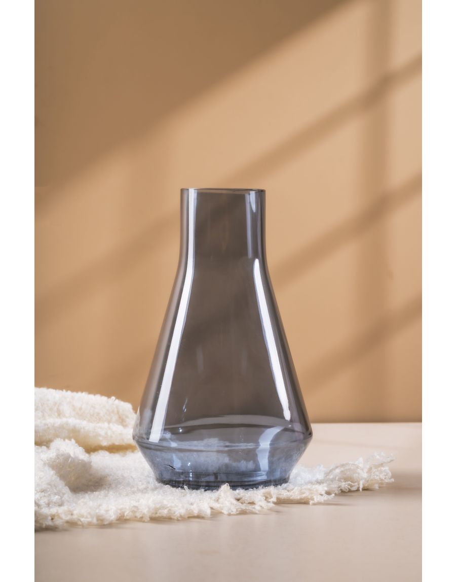 sg home Enchanted Blue Glass Vase