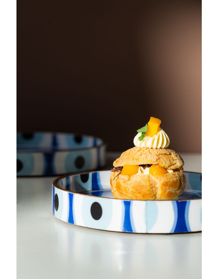 Sg Home Evil Eye Tray Set Of 02