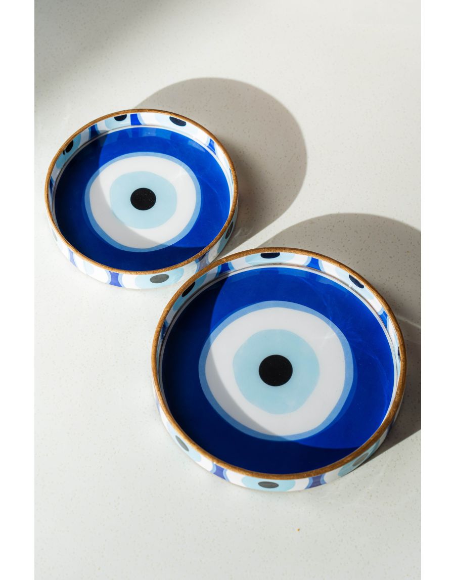 sg home Evil Eye Tray Set of 02