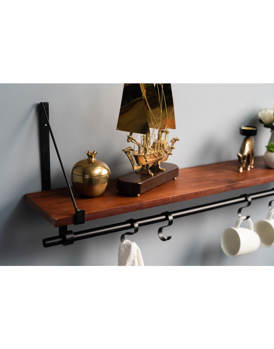 Sg Home Floating Shelf With Loops