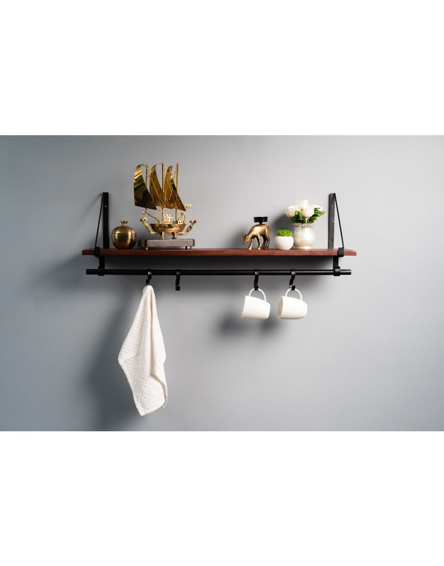 sg home Floating Shelf with Loops
