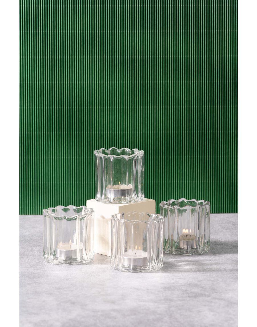 sg home Fluted Tea Light Gift Box (set of 4)