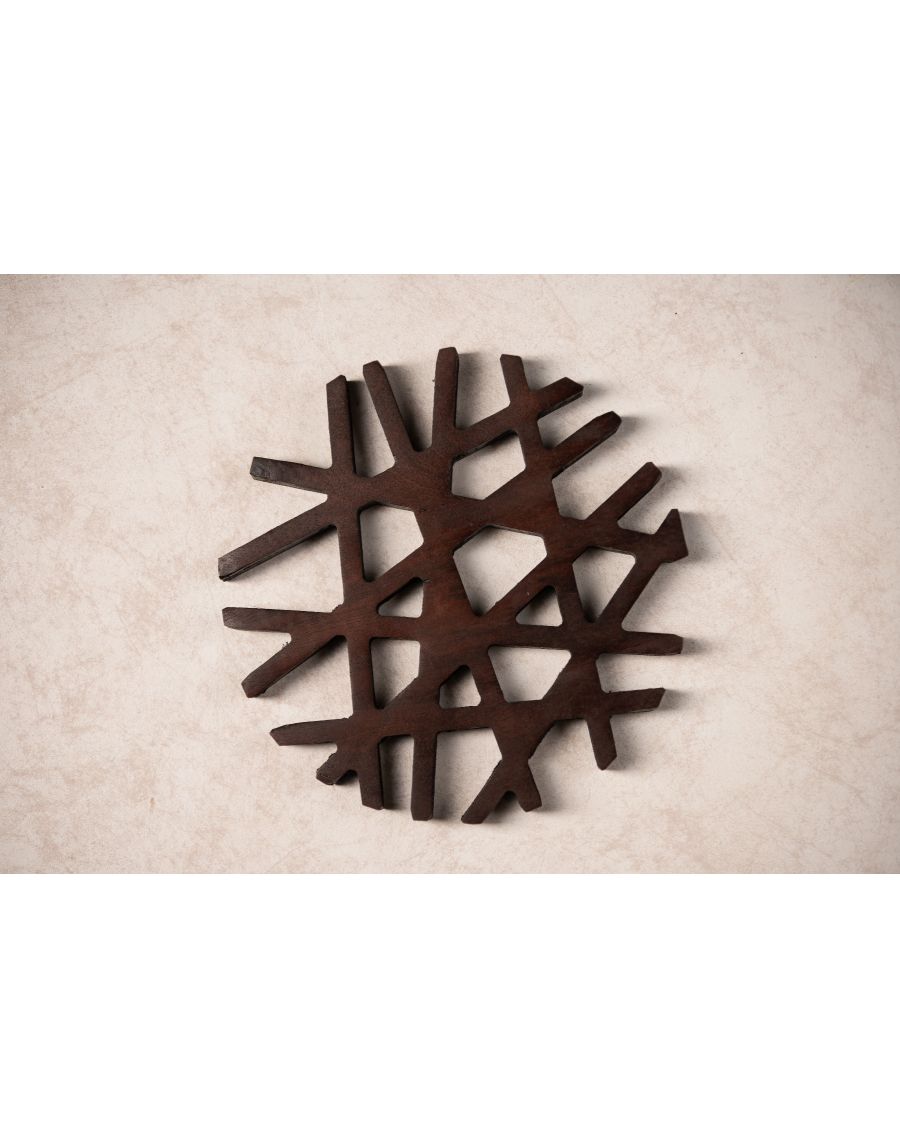 sg home Geometric Round Trivet (Set of 02)