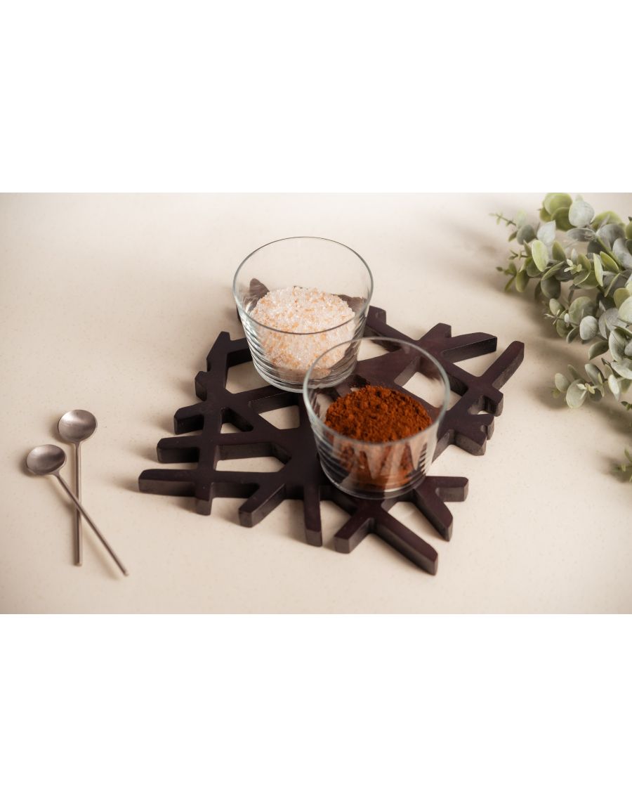 Sg Home Geometric Square Trivet (Set Of 02)