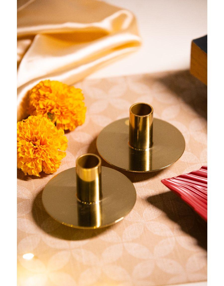 Sg Home Glitz Candle Holders (Set Of 2)