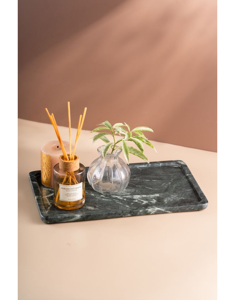 Sg Home Greenstone Marble Tray