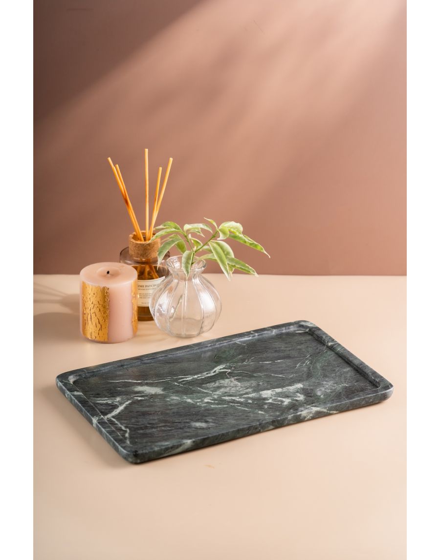 sg home Greenstone Marble Tray