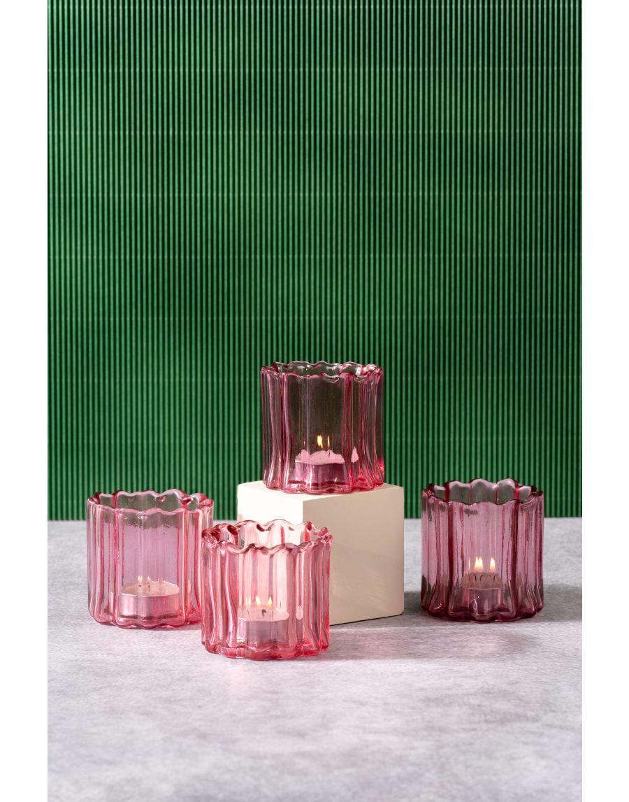 sg home Gulaabi Votive Gift Box (Set of 4)