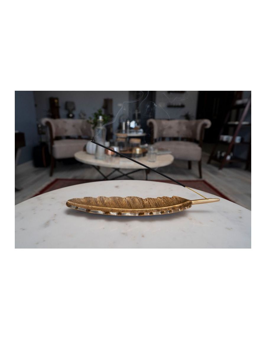 sg home Incense Stick Holder-Golden