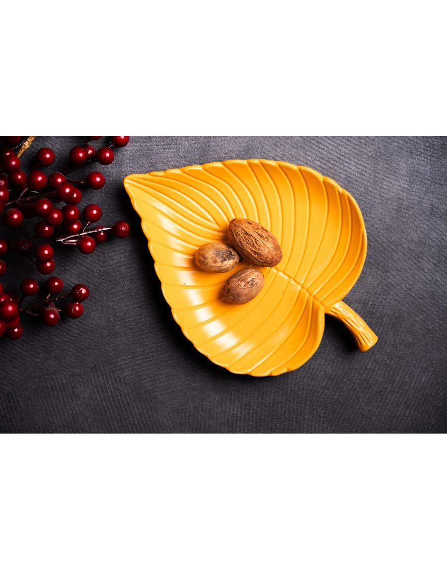 Sg Home Leaf Platter Gift Box (Set Of 2)