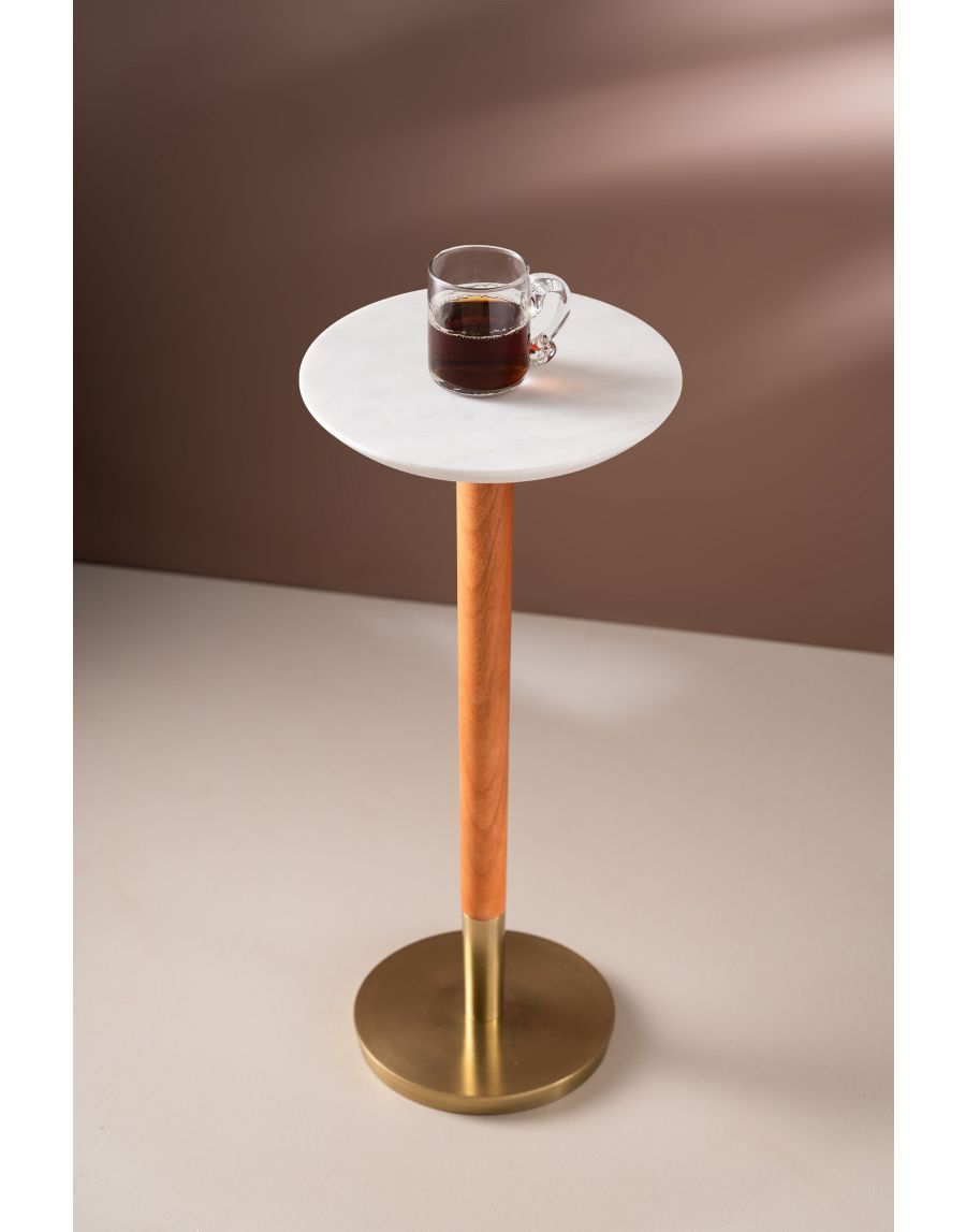 Sg Home Lumin White Drink Table