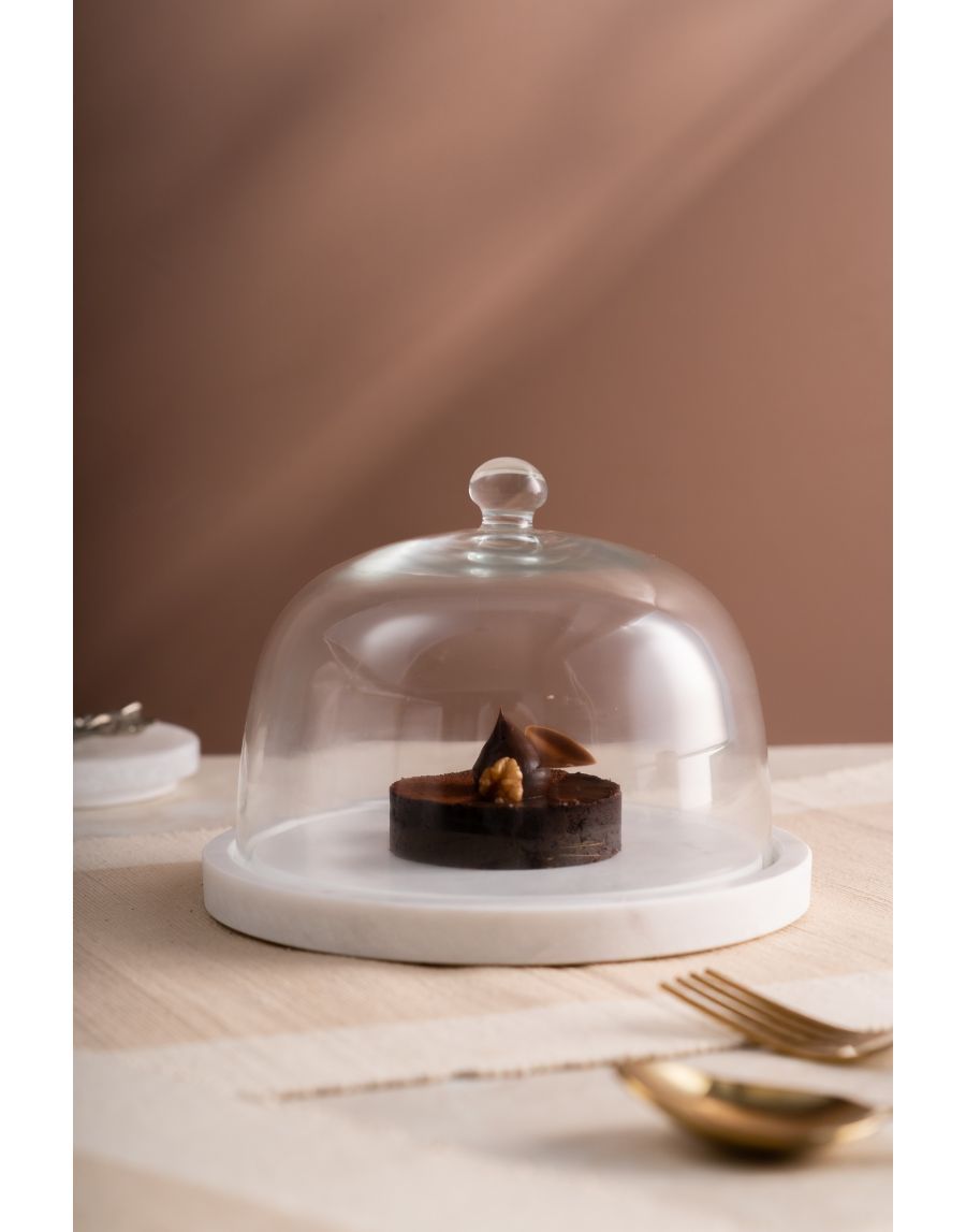 Sg Home Marble Flat Cake Stand