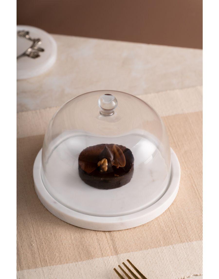 Sg Home Marble Flat Cake Stand