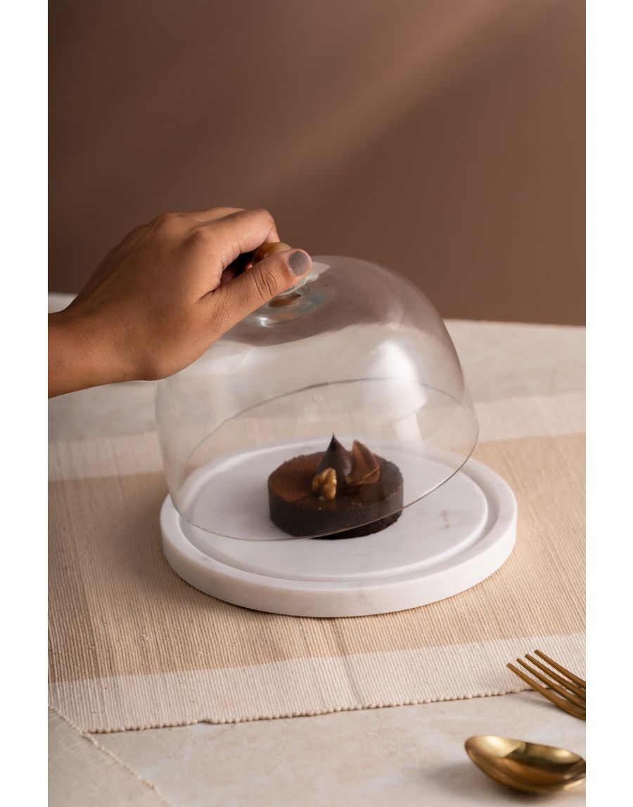 Sg Home Marble Flat Cake Stand