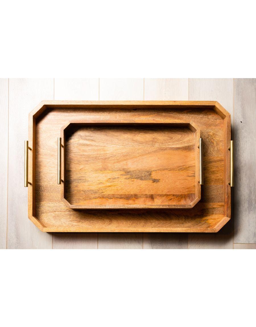 Sg Home Matt Wood Tray
