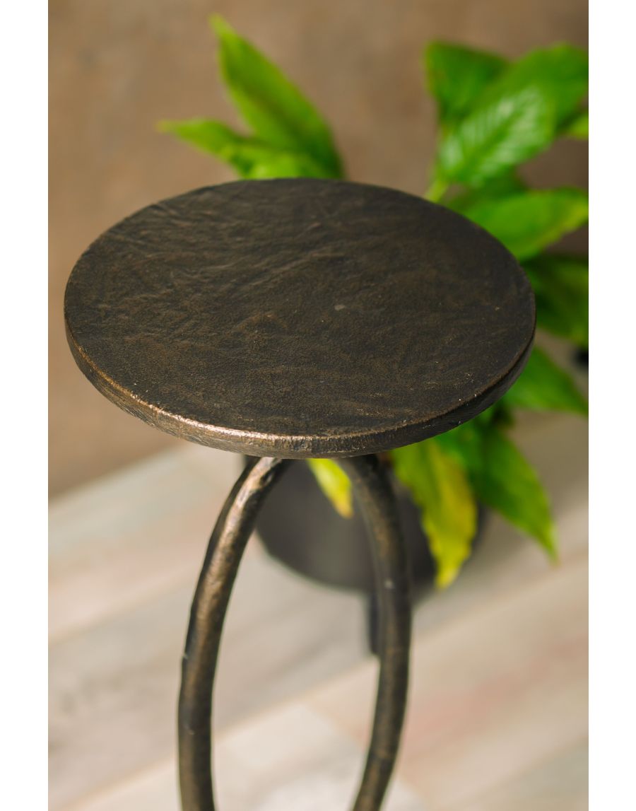 Sg Home Metal Accent Table Black