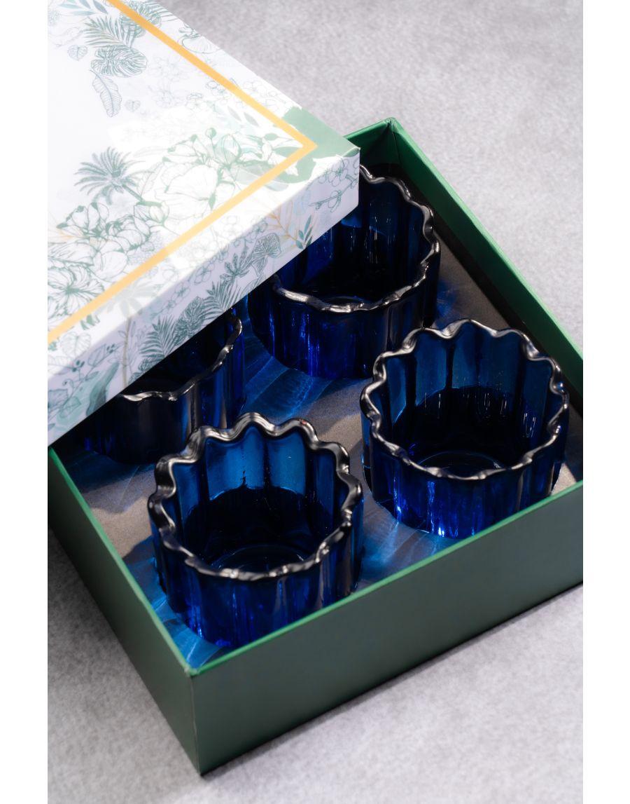 Sg Home Neela Votive Gift Box (Set Of 4)