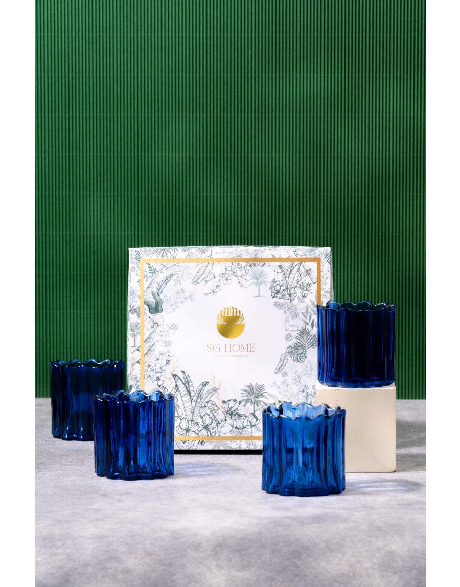 Sg Home Neela Votive Gift Box (Set Of 4)