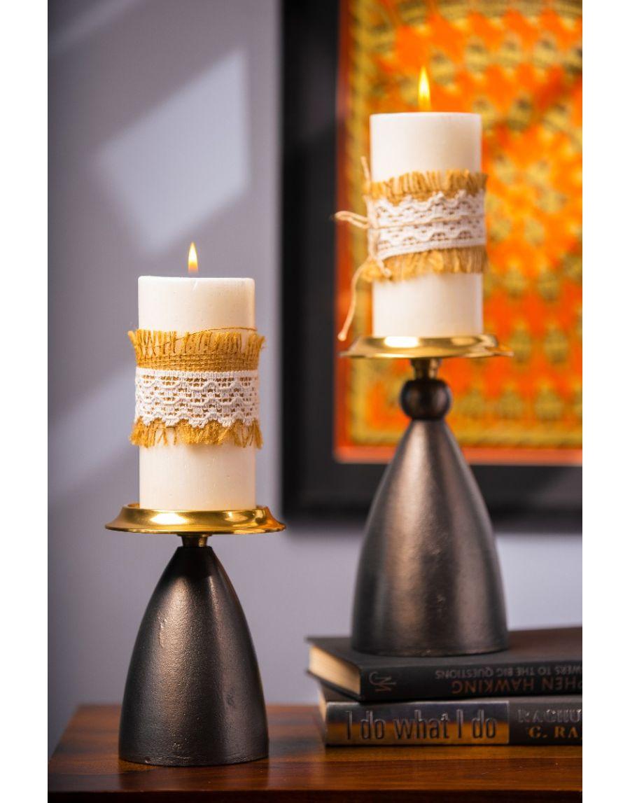 sg home Nordic Candle Holder (Set Of 2)