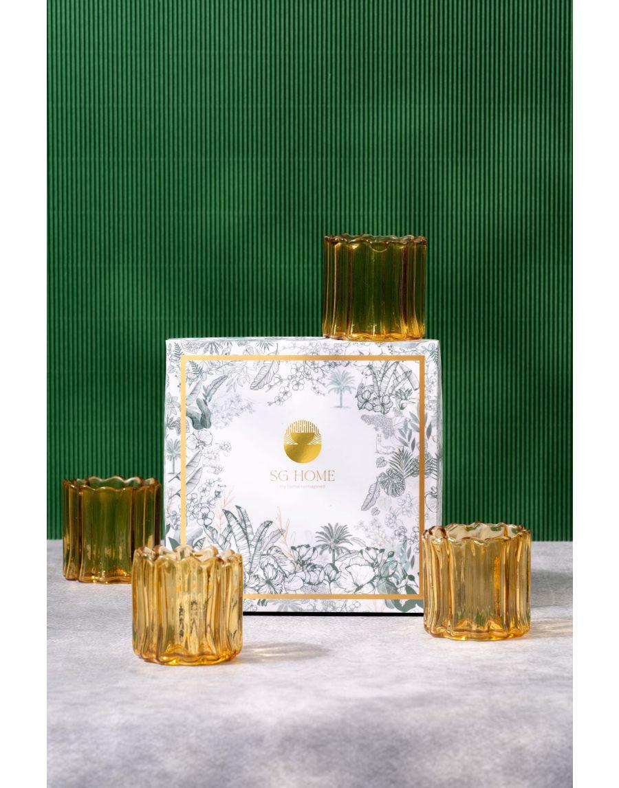 Sg Home Peela Votive Gift Box (Set Of 4)