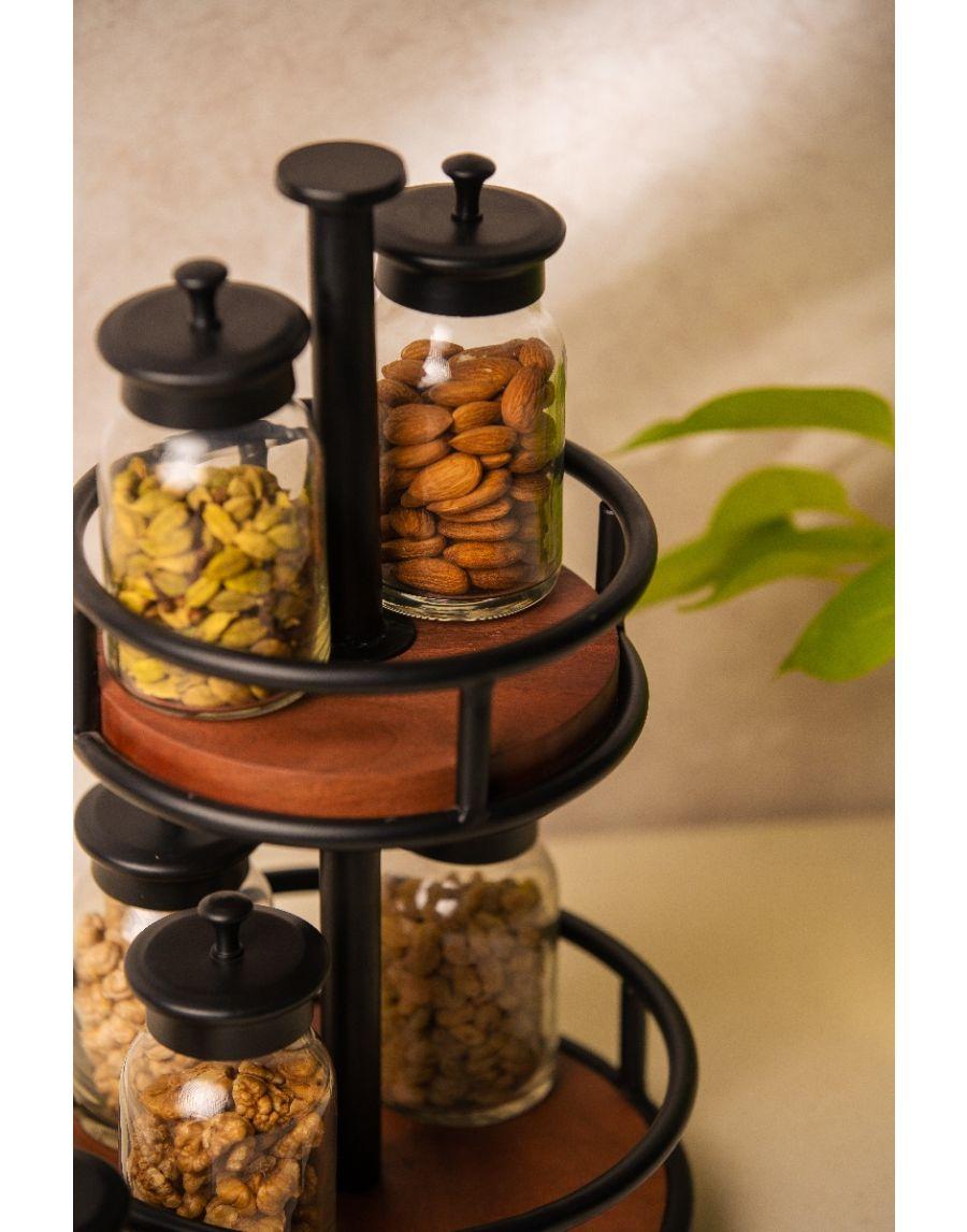 Sg Home Rotary 7 Jar Spice Rack