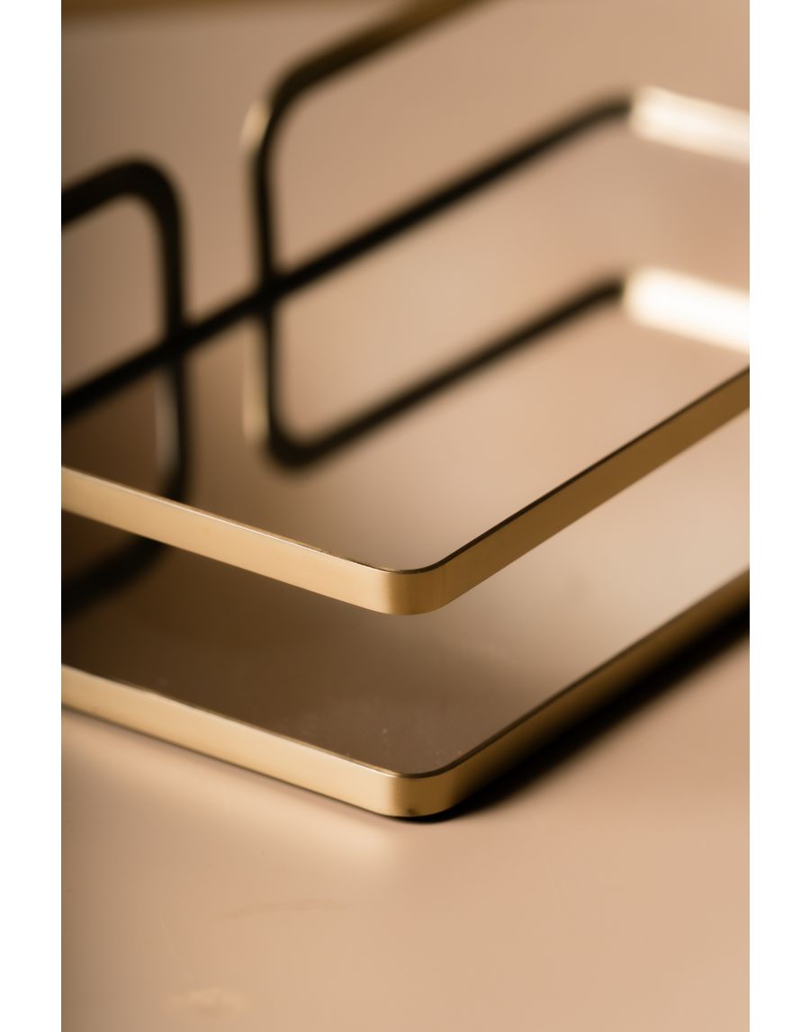 Sg Home Shimmering Mirror Tray