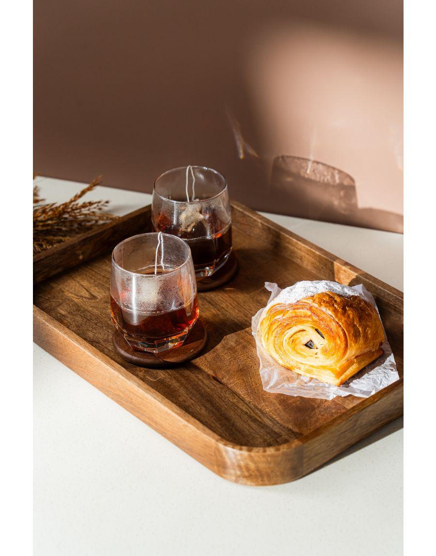 Sg Home Solid Wooden Tray With Rounded Edges