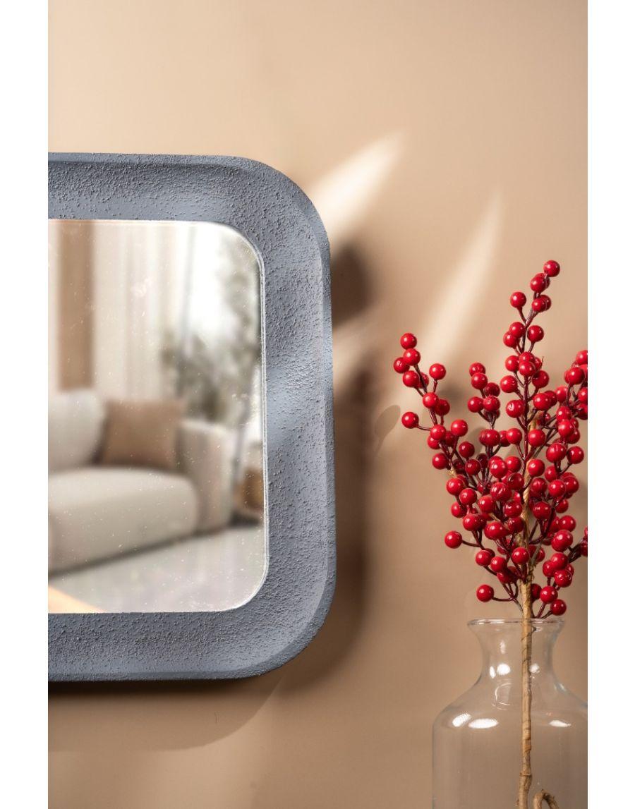 Sg Home Square Grey Rustic Mirror