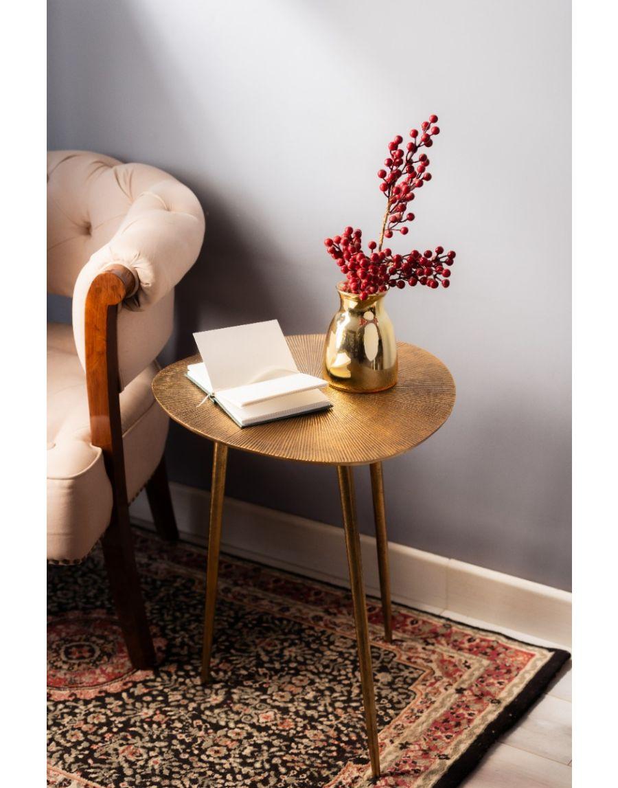 Sg Home Tripod Antique Finish Table