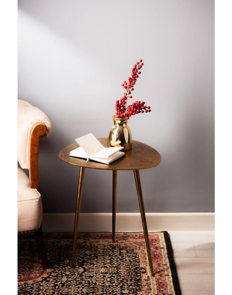 Sg Home Tripod Antique Finish Table