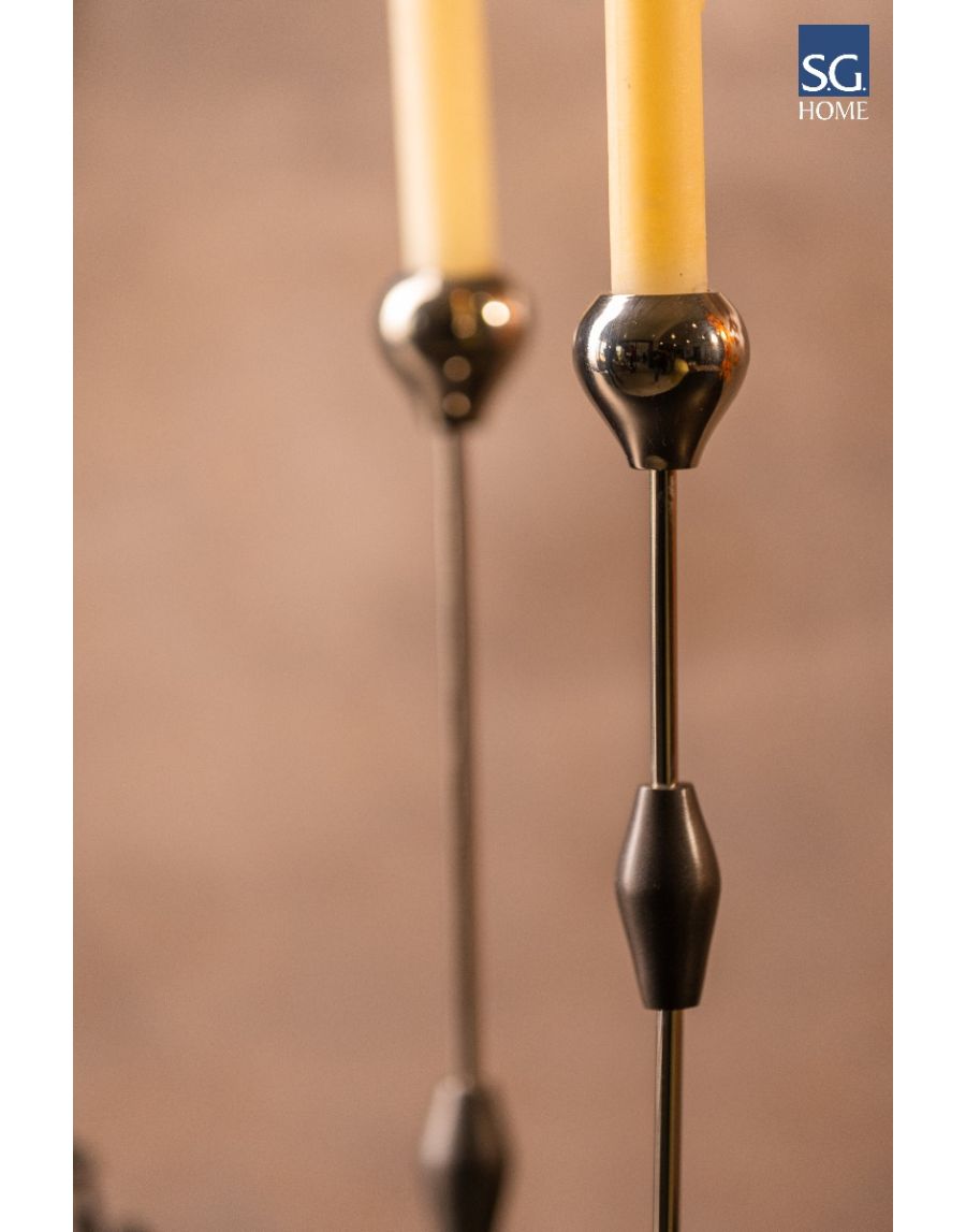 Sg Home Up & Down Candle Holder (Set Of 2)