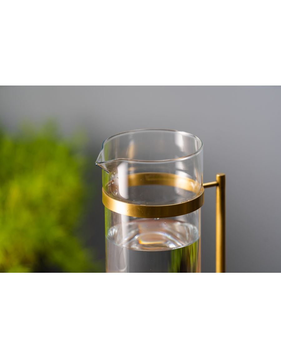 Sg Home Urban Glass & Metal Jug