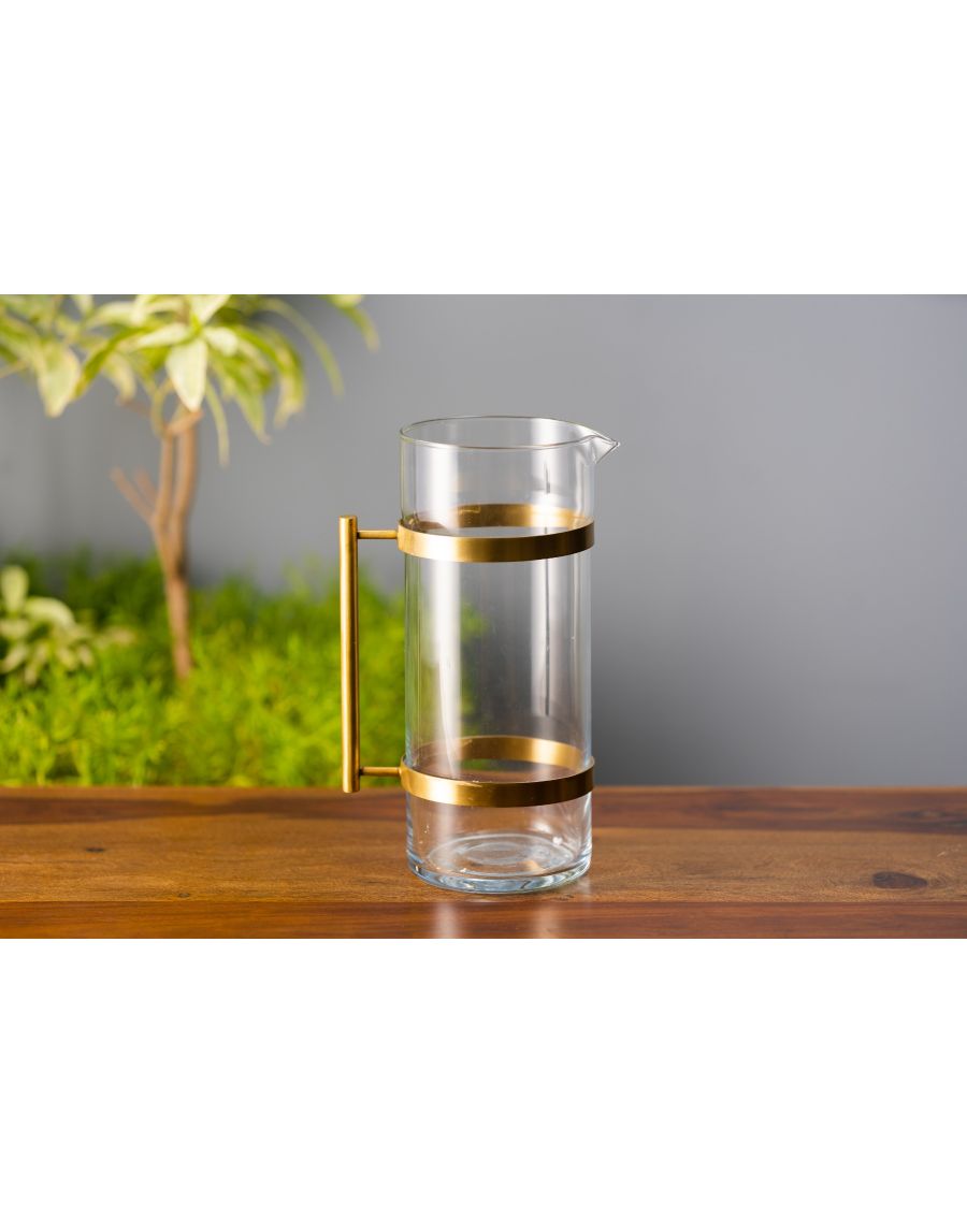 Sg Home Urban Glass & Metal Jug